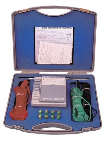 Testeur analogique mesureur resistance prise de terre controleur protection maison foudre avm52ert ECLATS DESTOCKAGE