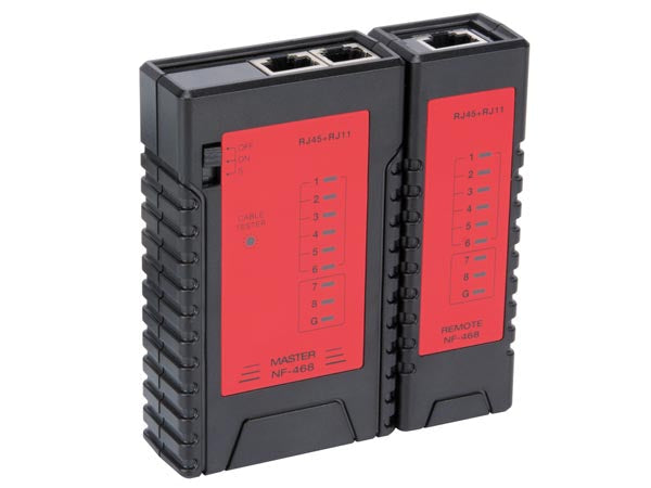 Testeur cable lan reseau rj45 8p8c rj12 6p6c rj11 rj10 10base-t token ring cablage telephonique ECLATS DESTOCKAGE