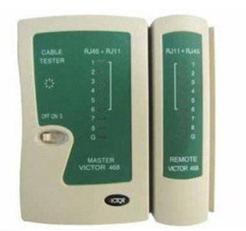 Testeur de cable lan reseau rj45 rj12 rj11 rj10 vtlan4 fil telephonique ECLATS DESTOCKAGE