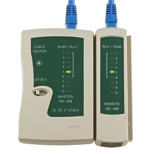 Testeur lan telephonique rj45 rj12 rj11 rj10 fil reseau cablage ECLATS DESTOCKAGE