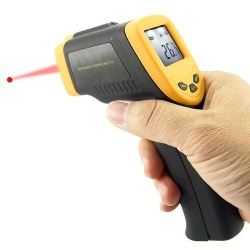 Thermometre afficheur lcd laser infrarouge temperature deperdition 380°c -50°c ECLATS DESTOCKAGE