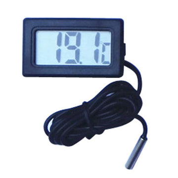 Thermometre digital encastrable cable 5m sonde interieur exterieur congelateur frezer refrigerateur ECLATS DESTOCKAGE