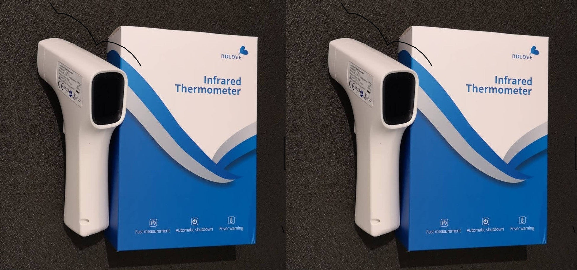 2 Thermomètre infrarouge AET-R1B1 pour les mesures sans contact ECLATS DESTOCKAGE