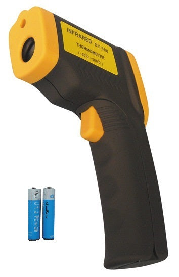 Thermometre laser infrarouge visee 380°c -50°c + pilz 9v afficheur deperdition lcd temperature ECLATS DESTOCKAGE