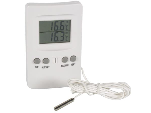 Thermometre sonde alerte degel frigo refrigerateur congelateur cwt20 ta20 0 70°c alarme froid chaud ECLATS DESTOCKAGE