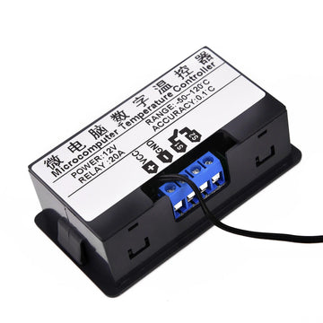 Thermostat numérique LED DC 12V avec relais 20a W3230 contrôleur capteur etanche de température ECLATS DESTOCKAGE