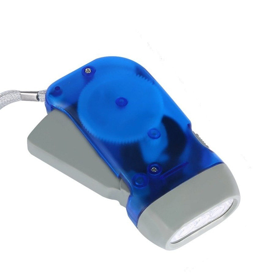 Torche cogex dynamo 3 leds 10 cm economique energie renouvelable ECLATS DESTOCKAGE