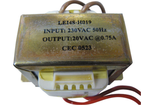 Tranformateur 220vca 20vca 220v 0.75a transfo 230v 20v pour ja63k ja63kr ja63krx ja63kw ja63krw ECLATS DESTOCKAGE