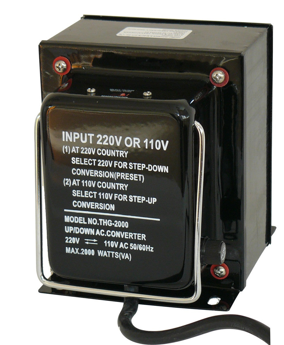 Transformateur 110 220v 1500 watts réversible - ECLATS DESTOCKAGE
