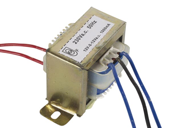 Transformateur chassis 2 x 12v 24va 1a 1000ma alimentation 220v 230v 240v 212024c ECLATS DESTOCKAGE