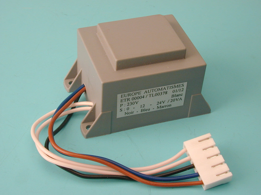 Transformateur electrique 220v 230v ca 12vca 24vca 20va centrale auromatisme ea61 ea61k ea62 ea62k ECLATS DESTOCKAGE