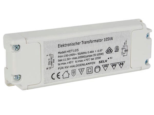 Transformateur electronique 60va 80va 90va 105va 105W 220v 230v 12Vca eclairage halogene transfo ECLATS DESTOCKAGE