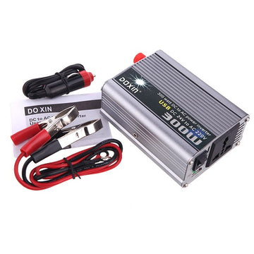 Transformateur tension voiture 300w 24v à 220v + usb - ECLATS DESTOCKAGE
