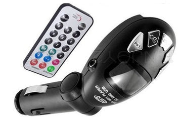 Transmetteur mp3 usb musique emetteur radio + telecommande mini ECLATS DESTOCKAGE