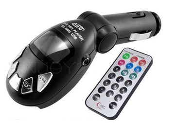 Transmetteur usb mp3 sans fil radio voiture clef avec telecommande ECLATS DESTOCKAGE