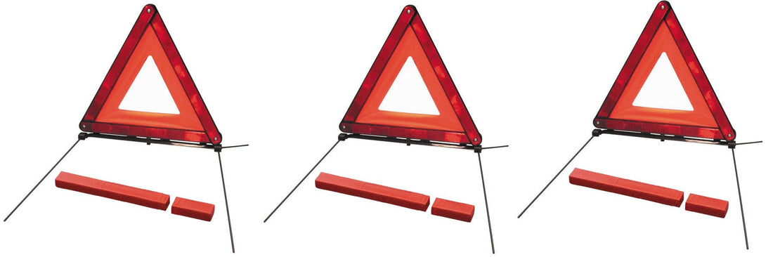 3 Triangle securite routiere e13 r27 parking auto dangereux accident danger stationnement auto moto ECLATS DESTOCKAGE