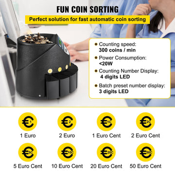 Trieur piece compteuse euro comptage compatible monnaie safescan ECLATS DESTOCKAGE