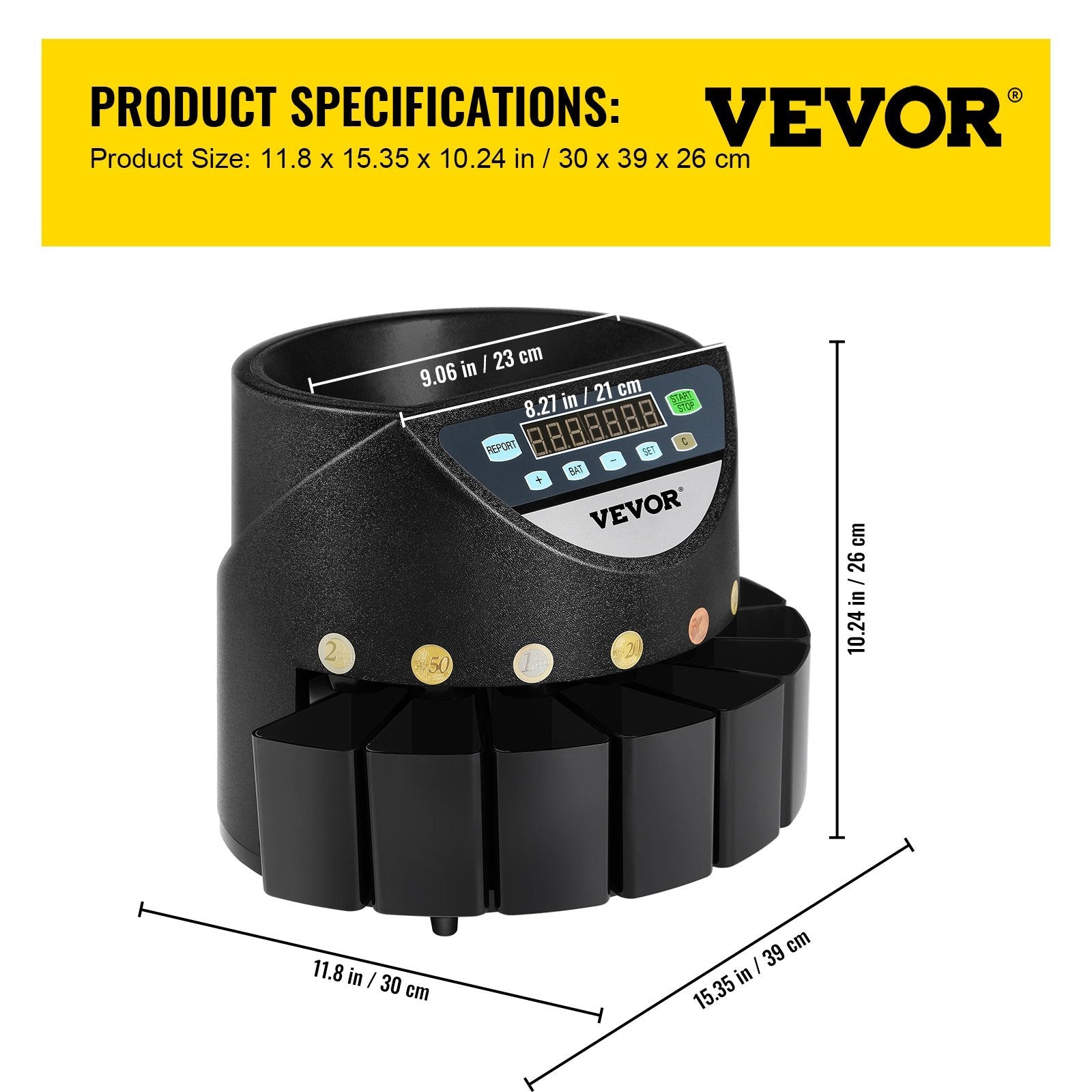 Trieuse comptage compteuse piece de monnaie compatible euro safescan ECLATS DESTOCKAGE