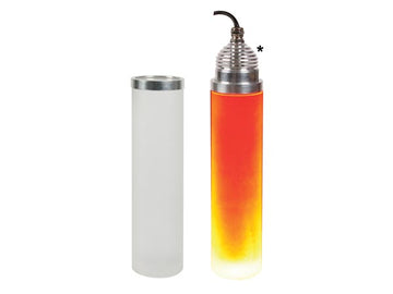 Tube acrylique plein translucide pour eclairage ø55 x 200mm (1pièce) deco rvb design  leda03t1 ECLATS DESTOCKAGE