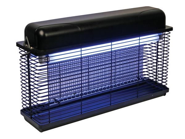 Tue insectes electrique 2 x 15w lampe destructeur moustiques 220v uv insecte gik04 perel ECLATS DESTOCKAGE