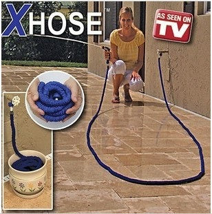 Tuyau arrosage extensible 8m étirable xhose 7.5m 25ft se rétracte tout seul ECLATS DESTOCKAGE