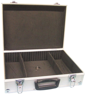 Valise aluminium 425x305x125mm alu coffre coffret pour outillage outil rangement 1819 perel ECLATS DESTOCKAGE