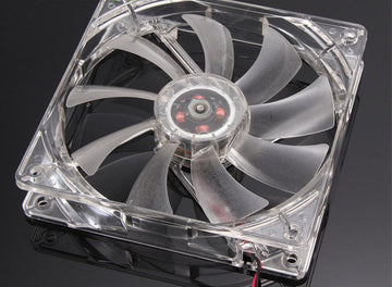 Ventilateur 12v 3 pins avec connecteur black 120x120x25mm ECLATS DESTOCKAGE