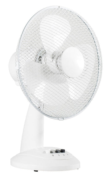 Ventilateur 220v 30cm oscillant 12p fixe 30cm 3 vitesses ventilation ECLATS DESTOCKAGE