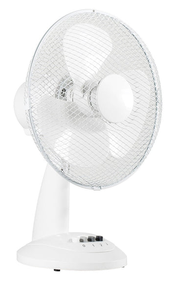 Ventilateur 220v 30cm oscillant fixe 12p 30cm 3 vitesses ventilation ECLATS DESTOCKAGE