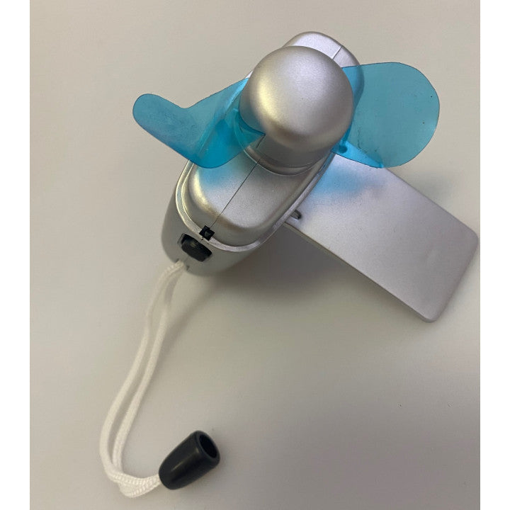Ventilateur portable pile mini aerateur ventile personnel aeration ventilation vent rafraichisseur ECLATS DESTOCKAGE