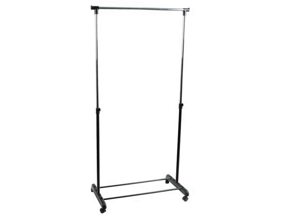 Vestiaire tringle porte vetements portant sur roulettes capacite 12kg och02 hauteur reglable ECLATS DESTOCKAGE