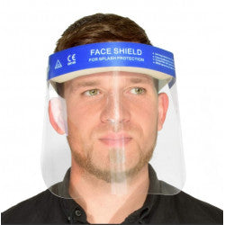 Visiere anti-gouttelettes Anti-buée Anti-poussière écran facial protection tete bouche nez - ECLATS DESTOCKAGE