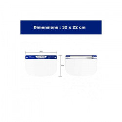 Visiere anti-gouttelettes Anti-buée Anti-poussière écran facial protection tete bouche nez - ECLATS DESTOCKAGE
