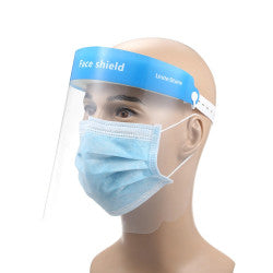 Visiere anti-gouttelettes Anti-buée Anti-poussière écran facial protection tete bouche nez - ECLATS DESTOCKAGE