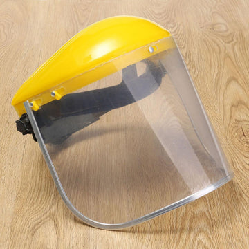 Visiere anti-salive anti-poussière Transparent PVC protection ECLATS DESTOCKAGE