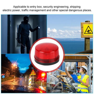 Voyant rouge 24v clignotant feu de signalisation LED lampe stroboscopique 24v cc SL-79 ECLATS DESTOCKAGE