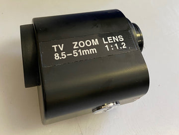 Zoom motorise asservi 1/2 p 8,5/51mm 7.1° 41° fh08551gj 3 1/2 pour camera surveillance video ECLATS DESTOCKAGE